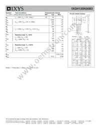 IXGH120N30B3 Datasheet Page 2