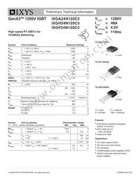 IXGH24N120C3 Datasheet Cover