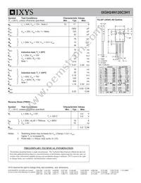 IXGH24N120C3H1 Datasheet Page 2