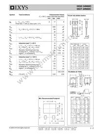 IXGH24N60C Datasheet Page 2