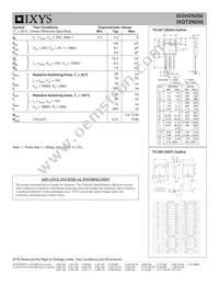 IXGH2N250 Datasheet Page 2