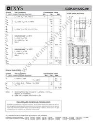 IXGH30N120C3H1 Datasheet Page 2