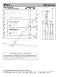 IXGH30N60B4 Datasheet Page 2