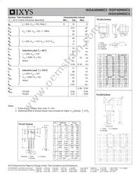 IXGH30N60C3 Datasheet Page 2