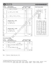 IXGH36N60B3D1 Datasheet Page 2
