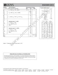 IXGH40N120C3 Datasheet Page 2