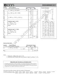 IXGH48N60C3C1 Datasheet Page 2
