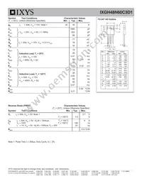 IXGH48N60C3D1 Datasheet Page 2