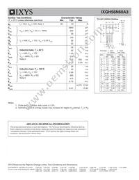 IXGH56N60A3 Datasheet Page 2