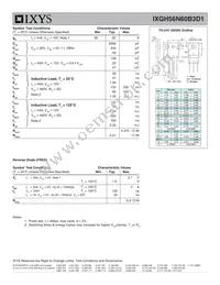 IXGH56N60B3D1 Datasheet Page 2