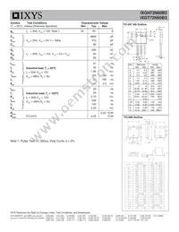 IXGH72N60B3 Datasheet Page 2