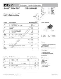 IXGH90N60B3 Datasheet Cover