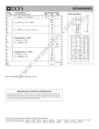 IXGH90N60B3 Datasheet Page 2