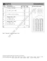 IXGN400N30A3 Datasheet Page 2