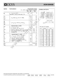 IXGN50N60B Datasheet Page 2