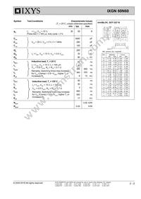 IXGN60N60 Datasheet Page 2