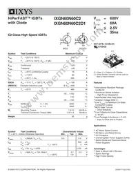 IXGN60N60C2D1 Datasheet Cover