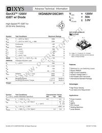 IXGN82N120C3H1 Datasheet Cover