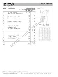 IXGP28N120B Datasheet Page 2