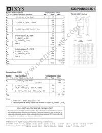 IXGP30N60B4D1 Datasheet Page 2