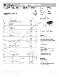 IXGR24N120C3D1 Datasheet Cover