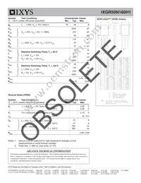 IXGR50N160H1 Datasheet Page 2