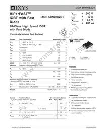 IXGR50N90B2D1 Datasheet Cover