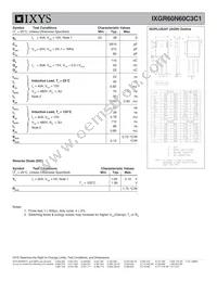 IXGR60N60C3C1 Datasheet Page 2