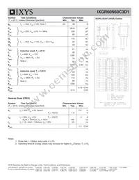 IXGR60N60C3D1 Datasheet Page 2