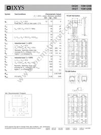 IXGT15N120B Datasheet Page 2