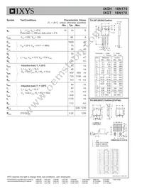 IXGT16N170 Datasheet Page 2