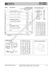 IXGT20N60B Datasheet Page 2
