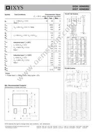 IXGT60N60B2 Datasheet Page 2