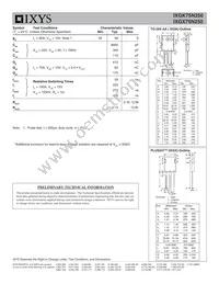 IXGX75N250 Datasheet Page 2