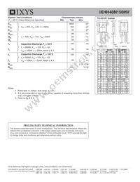 IXHH40N150HV Datasheet Page 2