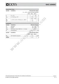 IXKC20N60C Datasheet Page 2