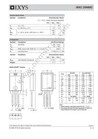 IXKC25N80C Datasheet Page 2