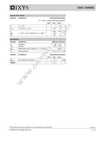 IXKC40N60C Datasheet Page 2