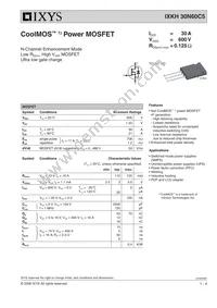 IXKH30N60C5 Datasheet Cover