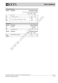 IXKH30N60C5 Datasheet Page 2