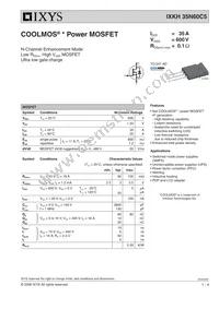 IXKH35N60C5 Datasheet Cover