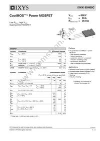 IXKK85N60C Datasheet Cover