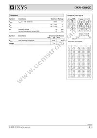 IXKN40N60C Datasheet Page 2
