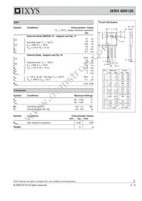 IXRH40N120 Datasheet Page 2