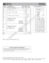IXSH24N60A Datasheet Page 2