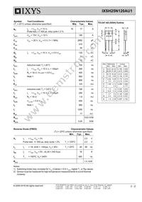IXSH25N120AU1 Datasheet Page 2