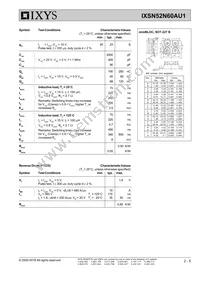 IXSN52N60AU1 Datasheet Page 2