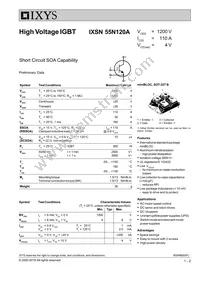 IXSN55N120A Datasheet Cover