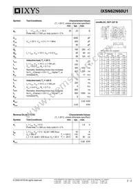 IXSN62N60U1 Datasheet Page 2