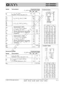 IXSX40N60BD1 Datasheet Page 2